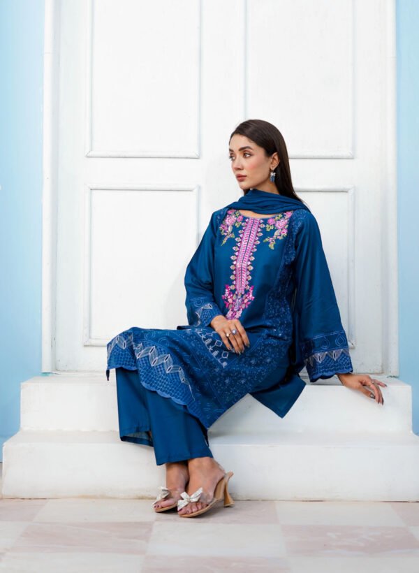 3-Piece Embroidered Lawn Suit